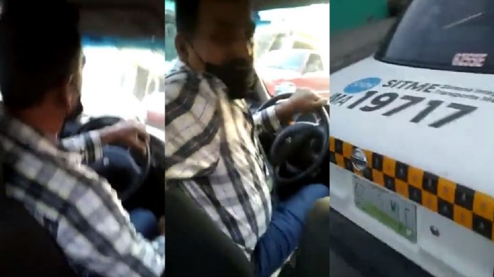 VIDEO: Taxista amenaza con pistola a pasajera y la obliga a bajarse del auto