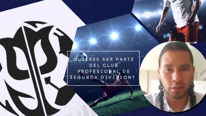 Forma "Gullit" Peña su equipo de futbol, jugará en segunda división de la Liga MX