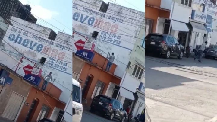 VIDEO: Policía abate a sujeto; lo amenazó con un machete