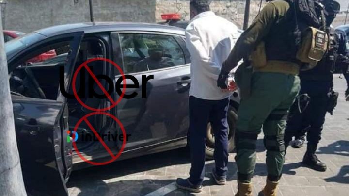 En operativo anti UBER, cae conductor de auto particular en Veracruz