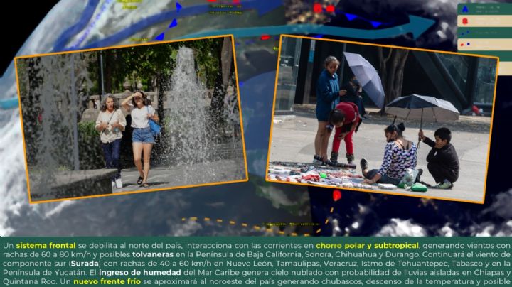 Clima en México: así estará la temperatura este miércoles 1 de marzo