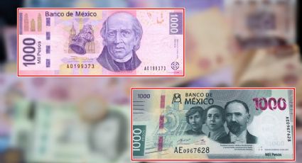 Los billetes de 1,000 pesos que salen de circulación