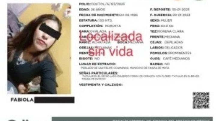 Encuentran a Fabiola muerta bajo puente vehicular; salió con su novio y no regresó