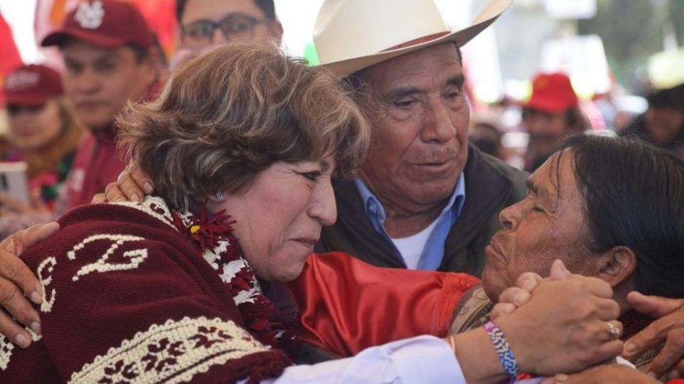 Delfina Gómez en San Felipe del Progreso, Edomex