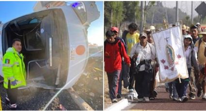 Tres peregrinos muertos  y más de 20 lesionados en la México-Puebla