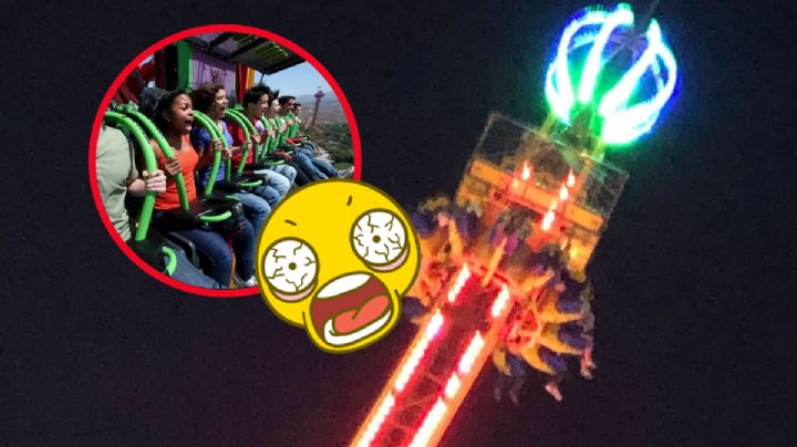 VIDEO | Falla en juego mecánico de Feria Tizayuca; se quedan en lo alto más de tres horas