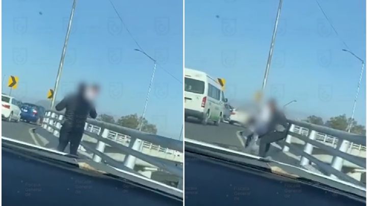 VIDEO: Comandante de la PDI evita que joven salte de puente en Xochimilco