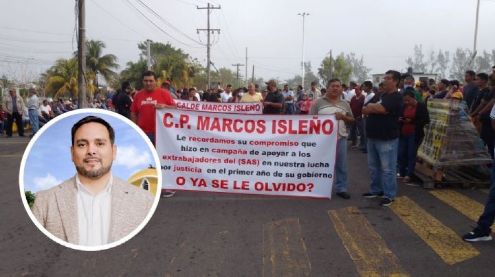 Marcos Isleño, en deuda: Extrabajadores del SAS protestan en Medellín