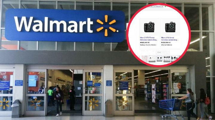 Walmart “mete la pata”: ofrece cámara fotográfica de 56,000 pesos en solo 10,000 pesos