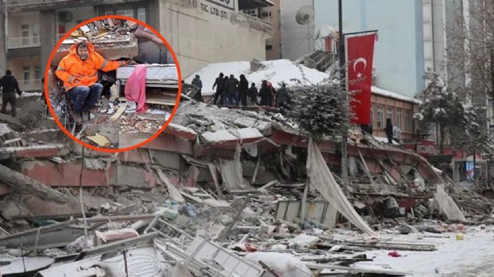 La imagen viral de papá tomando de la mano a su hija muerta en derrumbe de Turquía