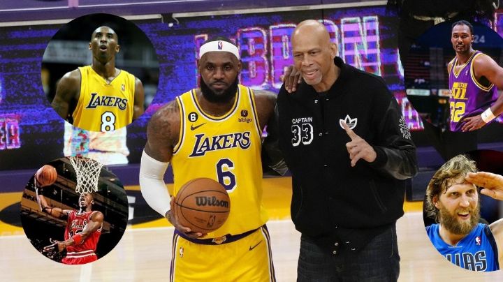 Los 10 máximos anotadores históricos de la NBA