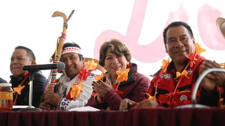 "Sumamos puntos, apoyos, fuerza y liderazgos de Morena”, afirma Delfina Gómez