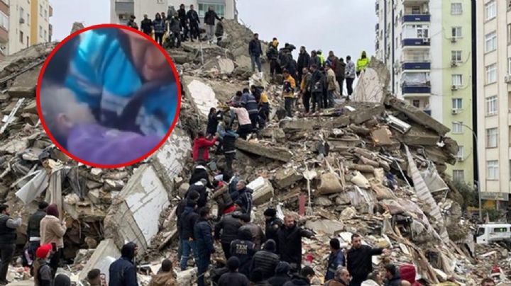 VIDEO: Las historias milagrosas en Turquía, rescatan a bebé y su madre