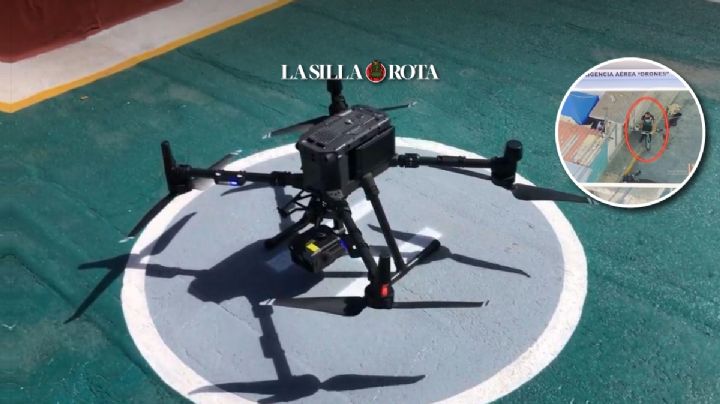 Con drones, la guerra contra el narco en la CDMX