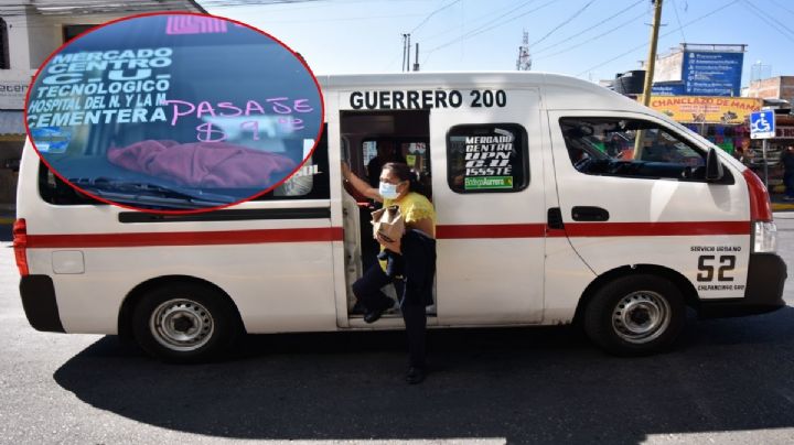 Así subió el pasaje en Guerrero, que no te vean la cara