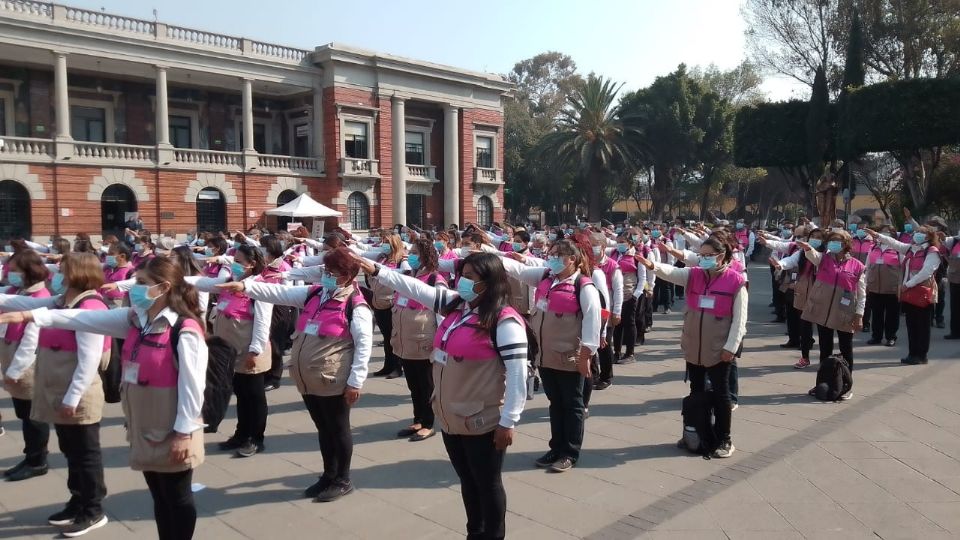 INE y IEEM, toma de protesta de supervisores y capacitadores