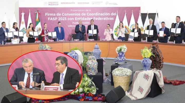 Puebla firma convenios con otros estados para combatir inseguridad