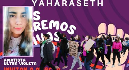 Con marcha exigen esclarecer feminicidio de Yaharaseth, trabajaba en la policía