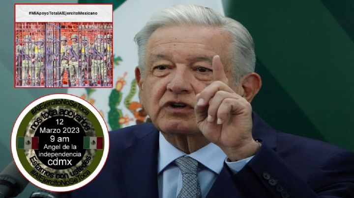 Marcha a favor de militares es promovida por la delincuencia: AMLO
