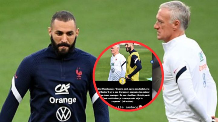Benzema llama "payaso" a Deschamps, ¿qué pasa entre el jugador y el DT de Francia?
