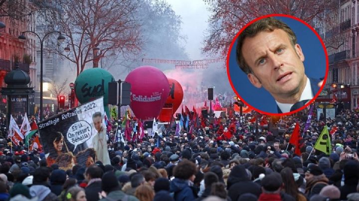 La polémica reforma de pensiones de Macron desata protestas en toda Francia