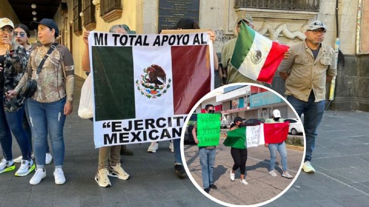 En Veracruz, protestan para apoyar a militares implicados en caso Tamaulipas