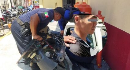 Detienen a tres asiáticos en Las Choapas, Veracruz; iban encapuchados y en moto