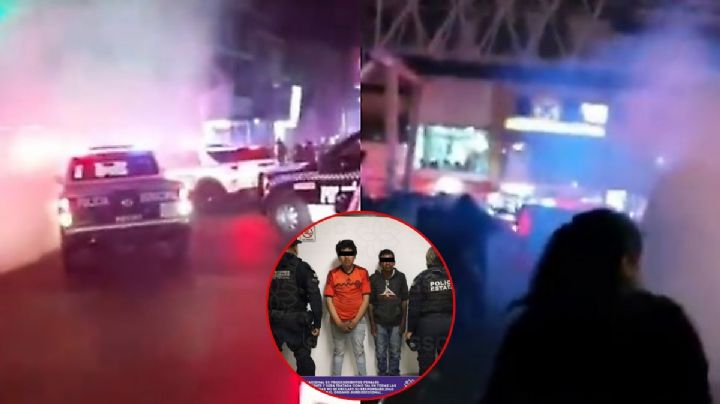 VIDEO | Con gas lacrimógeno y balazos al aire, evitan linchamiento de 9 sujetos