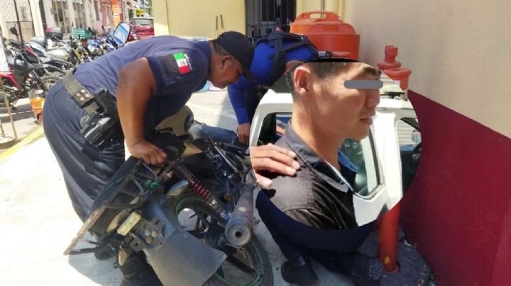 Detienen a tres asiáticos en Las Choapas, Veracruz; iban encapuchados y en moto