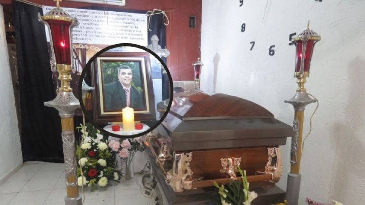 Despiden a Carlos Ascensión, víctima en explosión de Tuzandepetl, Veracruz