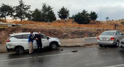 Carambola en la carretera Atlacomulco – Acambay, se reportan lesionados