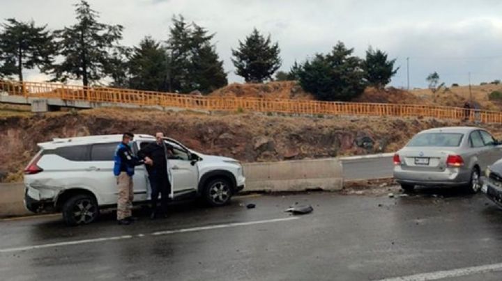 Carambola en la carretera Atlacomulco – Acambay, se reportan lesionados