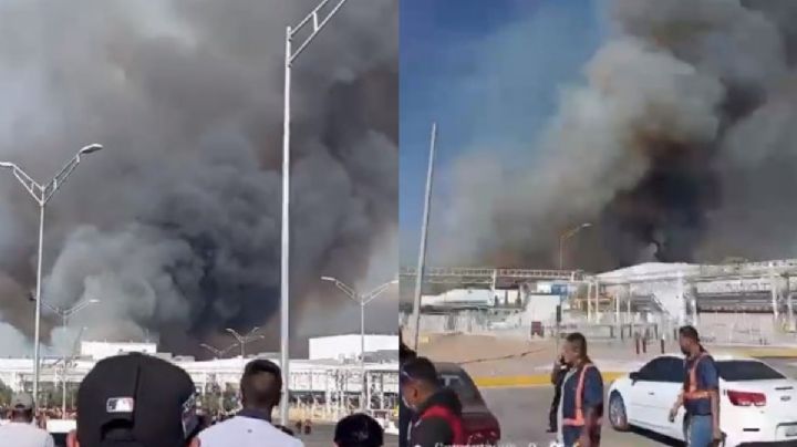Planta de General Motors se incendia en San Luis Potosí | VIDEO