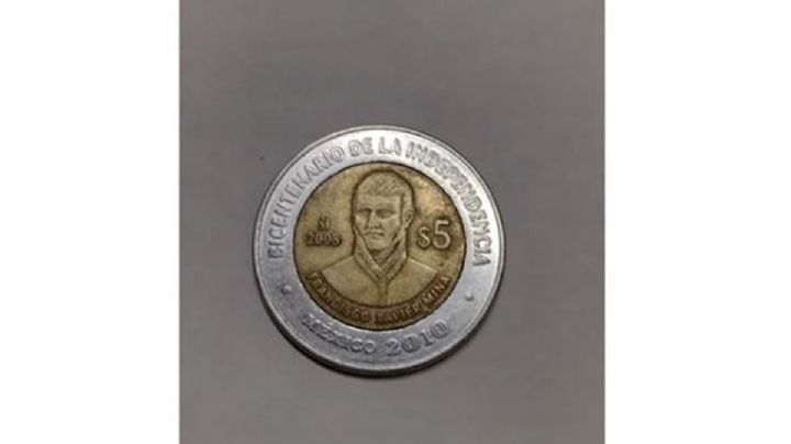 Revisa la alcancía: esta moneda de 5 pesos te puede hacer ganar más 600,000 pesos