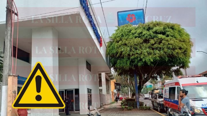 Con bate, rompen ventanilla y roban Banamex de Xalapa, Veracruz