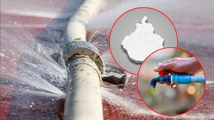 Por fuga, reducen 30% el agua en dos alcaldías de CDMX