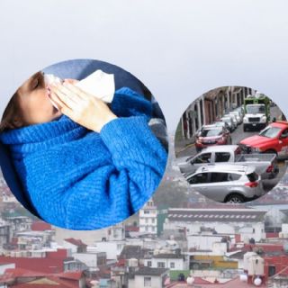 Xalapa, 200 mil carros y su aire nocivo; Ary y su hijo sufren enfermedades
