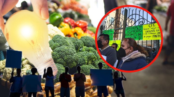 Locatarios de mercado en Pachuca se manifiestan ante CFE; esto es lo que piden