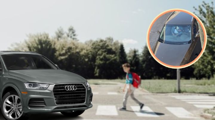 Jóvenes en un Audi atropellan a un niño en Pachuca, ya los buscan