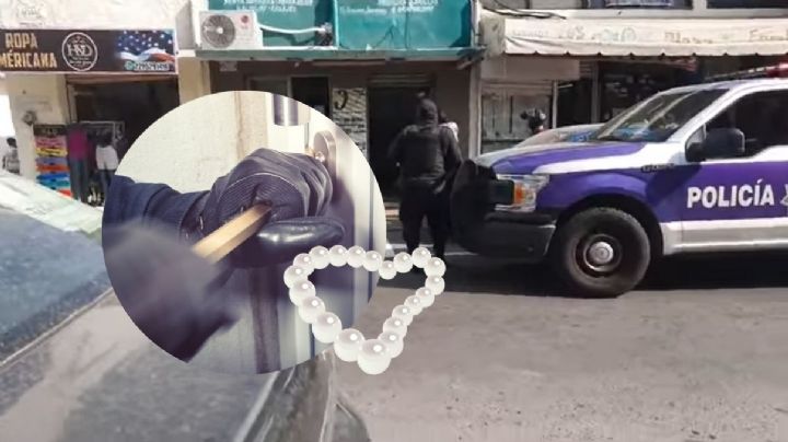 Sujetos armados roban joyería en el centro de la ciudad de Veracruz