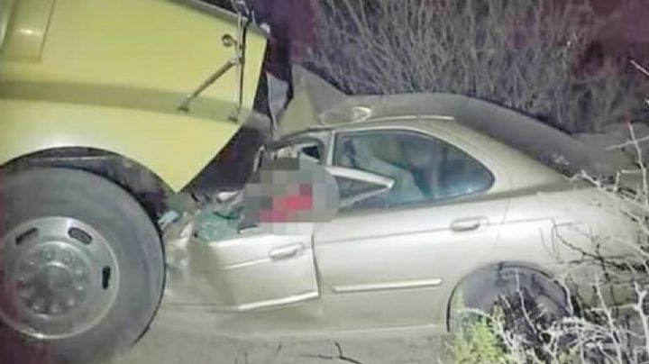 Muere militar de la huasteca hidalguense tras chocar de frente contra tráiler