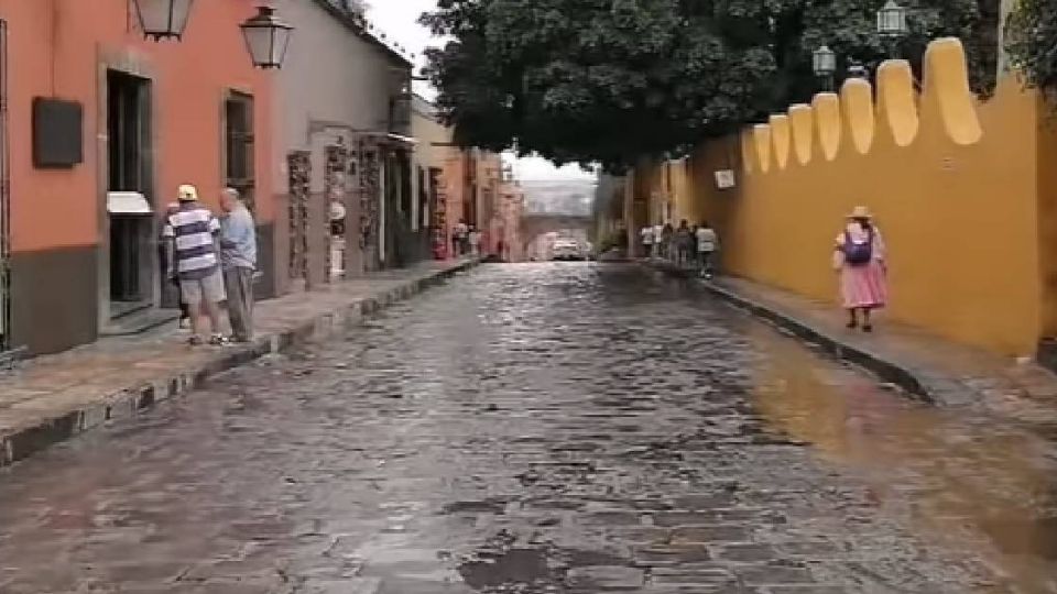 Volvió a llover este miércoles en San Miguel de Allende.
