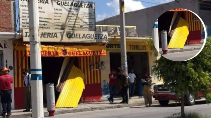Explota tanque de gas en taquería de Villagrán