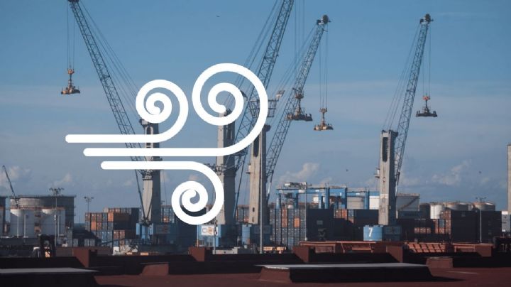 Cierran puerto de Veracruz; vientos superan los 80 km/h