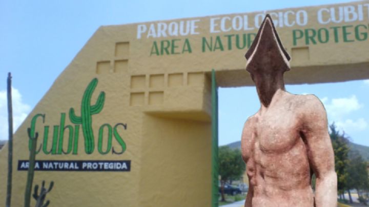 ¿Conoces El Vigilante? Escultura de un hidalguense en Cubitos que apareció en un disco de rock