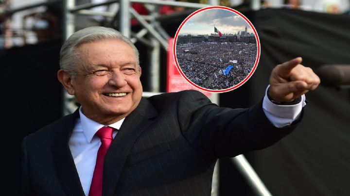 “Ya no es tiempo de Calderón ni García Luna, en la 4T no hay corrupción”: AMLO discurso 18M