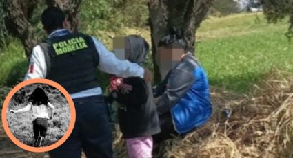 Madre le venda los ojos a su hija de 8 años y la abandona en un campo de Morelia