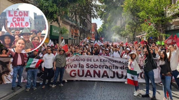 Acudieron 1,500 guanajuatenes al llamado de AMLO; aclaran no fueron “acarreados”