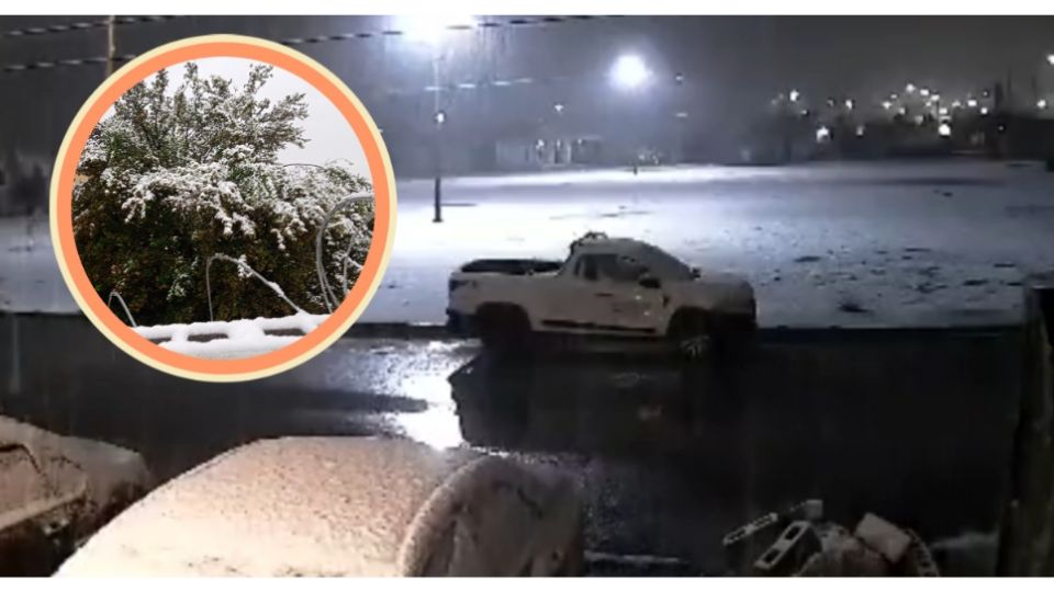 A unas horas de que entre la primavera, se registran nevadas en comunidades de Coahuila y otras entidades del noste de México