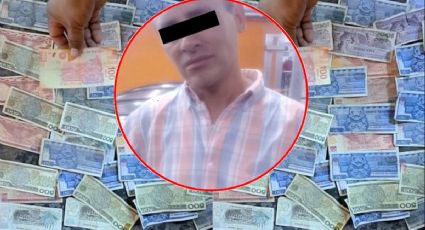 Detienen a sujeto por intentar estafar a otro con billetes falsos en Metro Hidalgo
